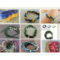 Manmade woven silicone teething necklace